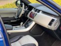 Blauw Landrover Range Rover Sport SVR 2020 for rent in Dubai 9