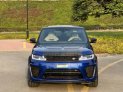 Blue Land Rover Range Rover Sport SVR 2020 for rent in Dubai 4