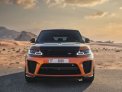 Orange Land Rover Range Rover Sport SVR 2021 for rent in Dubai 5