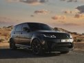 zwart Landrover Range Rover Sport SVR 2019 for rent in Abu Dhabi 1