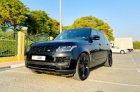 Black Land Rover Range Rover Vogue HSE 2020 for rent in Dubai 1