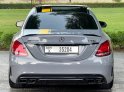 Gray Mercedes Benz AMG C63 2017 for rent in Dubai 9