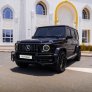 White Mercedes Benz AMG G63 2021 for rent in Ajman 1