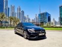 Black Mercedes Benz CLA 250 2018 for rent in Dubai 9