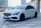 White Mercedes Benz CLA 250 2019 for rent in Dubai 2