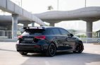 Black Mercedes Benz AMG A45 2021 for rent in Dubai 2