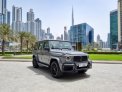 Matte Gray Mercedes Benz AMG G63 Double Night Package 2022 for rent in Dubai 1