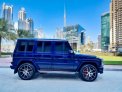 Blue Mercedes Benz AMG G63 Edition 1 2017 for rent in Abu Dhabi 3