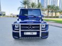 Blue Mercedes Benz AMG G63 Edition 1 2017 for rent in Sharjah 2