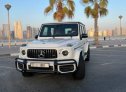 White Mercedes Benz AMG G63 2020 for rent in Dubai 1