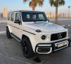 White Mercedes Benz AMG G63 2020 for rent in Dubai 6