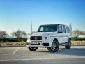 White Mercedes Benz AMG G63 2021 for rent in Dubai 1