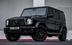 Negro mate Mercedes Benz Paquete de noche doble AMG G63 2022 for rent in Dubai 2