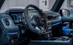 Mat siyah Mercedes Benz AMG G63 Çift Kişilik Gece Paketi 2022 for rent in Dubai 4
