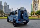 Blue Mercedes Benz AMG G63 2022 for rent in Dubai 2