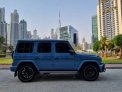 Blue Mercedes Benz AMG G63 2022 for rent in Dubai 3