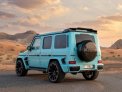 Turquoise Mercedes Benz Brabus AMG G63 2021 for rent in Dubai 8