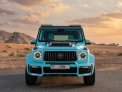 Turquoise Mercedes Benz Brabus AMG G63 2021 for rent in Dubai 2