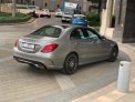 Gray Mercedes Benz C200 2019 for rent in Dubai 2