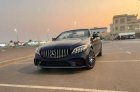 Black Mercedes Benz C300 Convertible 2019 for rent in Dubai 1