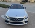Silver Mercedes Benz C300 Convertible 2019 for rent in Dubai 2
