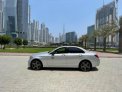 White Mercedes Benz C300 2021 for rent in Dubai 2