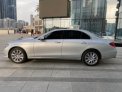 Silver Mercedes Benz E300 2018 for rent in Dubai 3