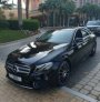 Black Mercedes Benz E300 2020 for rent in Dubai 1