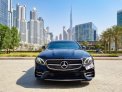 Black Mercedes Benz E450 2019 for rent in Dubai 7