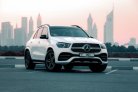 White Mercedes Benz GLE 450 2020 for rent in Ras Al Khaimah 4