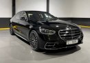 Black Mercedes Benz S500 2022 for rent in Dubai 1