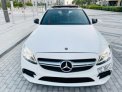 Off White Mercedes Benz AMG C43 2020 for rent in Dubai 5