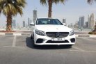 Beyaz Mercedes Benz C300 2019 for rent in Dubai 5