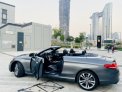 Dark Gray Mercedes Benz C300 Convertible 2020 for rent in Dubai 2