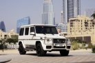White Mercedes Benz AMG G63 2017 for rent in Dubai 7