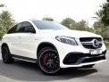 White Mercedes Benz AMG GLE 63 2019 for rent in Dubai 1