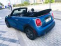 Blue Mini Cooper Convertible 2022 for rent in Dubai 7