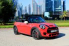 Red Mini Cooper JCW Convertible 2020 for rent in Dubai 7