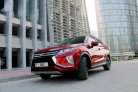 rouge Mitsubishi Eclipse Cross 2019 for rent in Abu Dhabi 1
