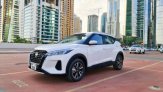White Nissan Kicks 2022 for rent in Dubai 1