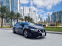 Black Nissan Maxima 2020 for rent in Dubai 1