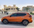 Orange Nissan Xtrail 2019 for rent in Dubai 3