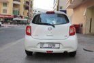 White Nissan Micra 2020 for rent in Dubai 4