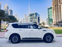White Nissan Patrol Platinum 2017 for rent in Sharjah 3