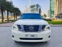 White Nissan Patrol Platinum 2017 for rent in Sharjah 2