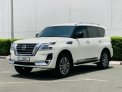 White Nissan Patrol Platinum 2019 for rent in Dubai 8