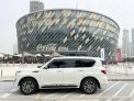 White Nissan Patrol Platinum 2018 for rent in Dubai 2