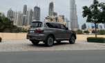 Gray Nissan Patrol Platinum 2019 for rent in Dubai 6
