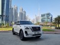 White Nissan Patrol Platinum 2022 for rent in Sharjah 1