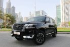 Black Nissan Patrol Platinum 2022 for rent in Dubai 2